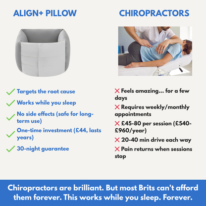 ALZORE ALIGN+ SPINAL RELIEF PILLOW